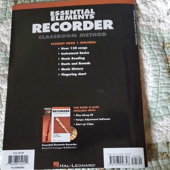 Recorder Classroom Method Book - Picture 3 of 3